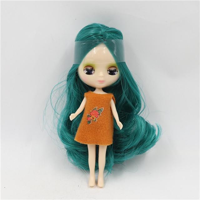 DBS blyth mini doll 10CM BJD normal body doll cute girls gift anime toy random dress