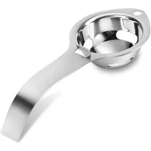Egg Separator Egg Yolk White Separator Stainless Steel Egg White Yolk Sifting Filter Egg Divider Kitchen Tool for Baking/Cooking