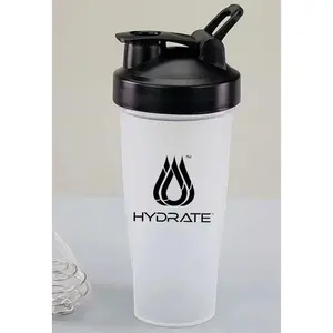 HYDRATE Shaker Bottle Drinkware Lid - 20 Ounce Mixing HYDRATE