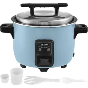 VEVOR Commercial Rice Cooker, 50 - Cup Rice Cooker, 10.57 Qt/ 10 Liter Large Rice Cooker and Warmer with Nonstick Inner Pot, Fast Cooking and 24 - Hour Keep Warm, with Rice Cup and Paddle, for RestaurantVEVOR Super Brand Day