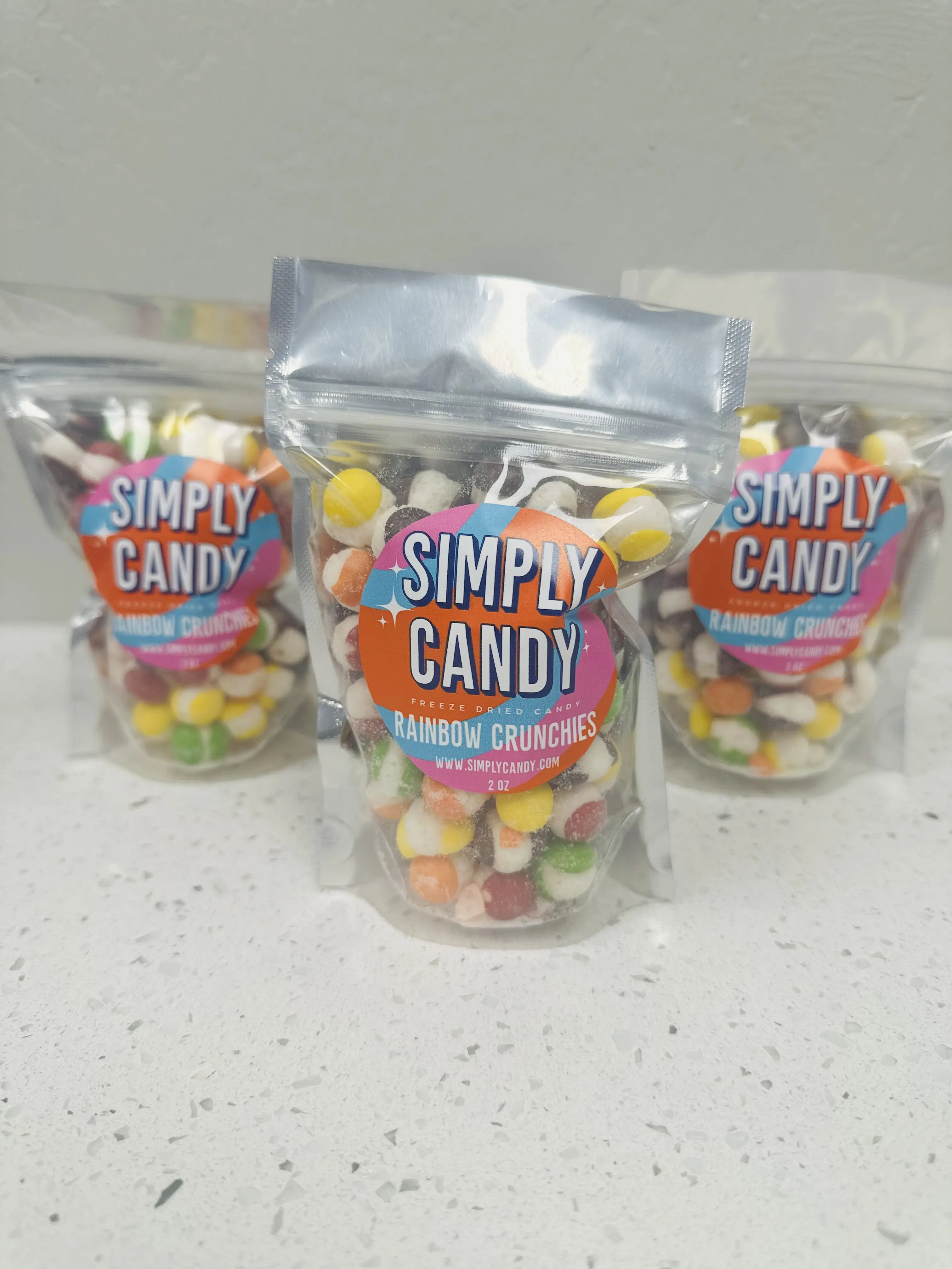 Sample Freeze Dried Rainbow Candy Crunchies