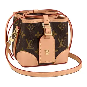 Louis Vuitton Noe Bucket Bag for Women – Monogram Coated Canvas with Leather Trim, Satchel Style, Brown