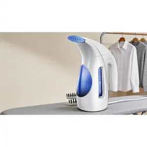 Portable Handheld Clothes Steamer, 240ml Large Capacity, 700W Powerful Fabric Wrinkle Remover with Cleaning Brush, Perfect for Home, Office and Travel (120V Only) - BlueSolo Hot Shop