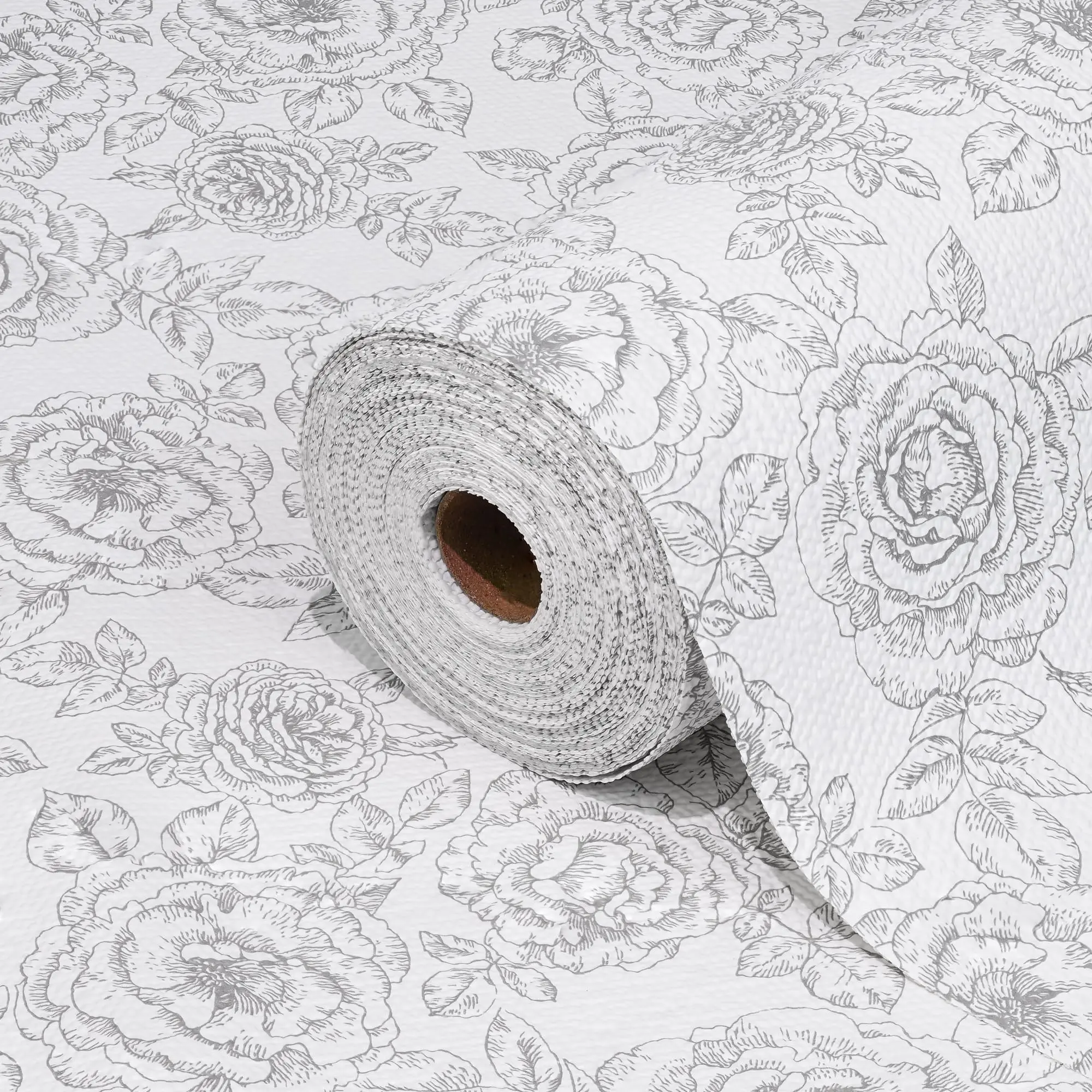 Drawer and Shelf Liner for Kitchen Cabinets Non-Adhesive, Non-Slip Cabinet Liner Shelf Paper Strong Grip Waterproof Easy to Clean for Kitchen Shelves Cupboard, Flower,12IN X 10FT