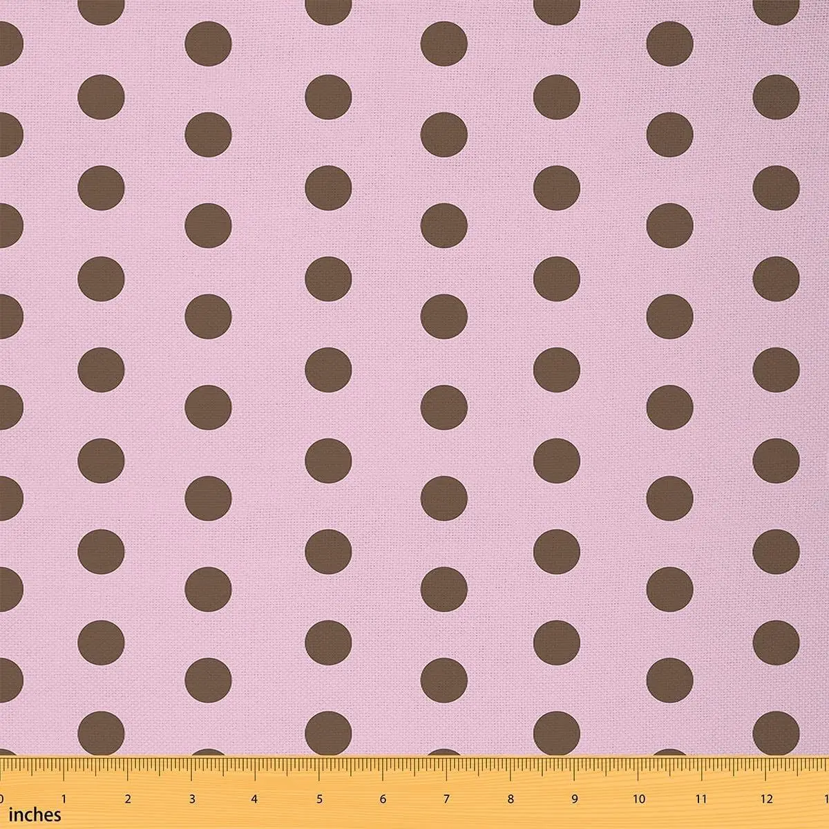 Pink Brown Polka Dots Fabric Geometric Circles Lines Stripes Fabrics Sewing Lovers Simple Polka Dots Soft Flannel Polyester Fabric No Stretch