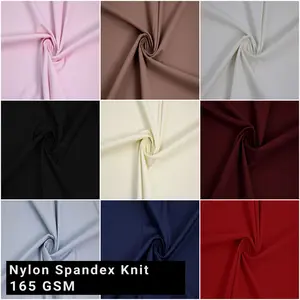 Multicolor  Apparel, Dresses, Swimwear, Athleticwear, Accessories & DIY Fabric by the Yard - 165 GSM, 59" Wide Nylon Spandex Knit,  Medium Weight, 4-Way Stretch, Soft - SKU-903