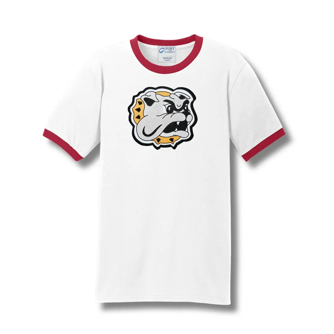 Unisex Vintage School Logo Ringer DTF Printed Tees - School Spirit Shirts, DIY Specialty Supplies for Toys & Hobbies Projects