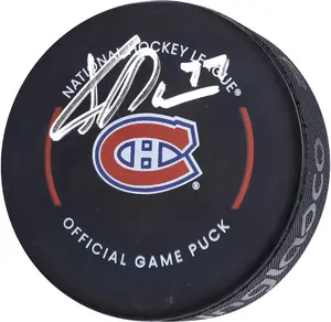 Kirby Dach Montreal Canadiens Autographed Official Game Puck - Fanatics Authentic Certified