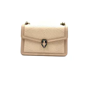 Pre-owned Bvlgari Serpenti Forever Diamond Blast Shoulder Bag Crystal Rose