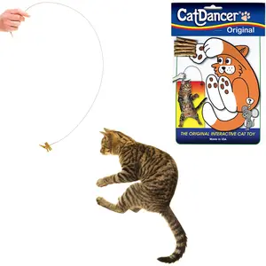 Cat Dancer Products 101 Interactive Cat Toy, Brown take your
