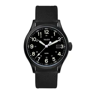 VAER S5 Tactical Field - 40mm Men's Field Watch, 10ATM, 40mm Case-Diameter, Luminous, Quartz Powered, Two Interchangeable Straps