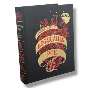 The Complete Works of Edgar Allan Poe - Linen Clothbound Illustrated Hardcover