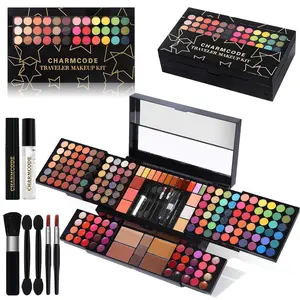 Professional All in One Makeup Kit for Women Full Kit,186 Make Up Palette Valentine Gift Set, Including Eyeshadow,Lip Gloss,Concealer,Highlighter,Contour,Brow Powder,Mascara,Blush & Brush