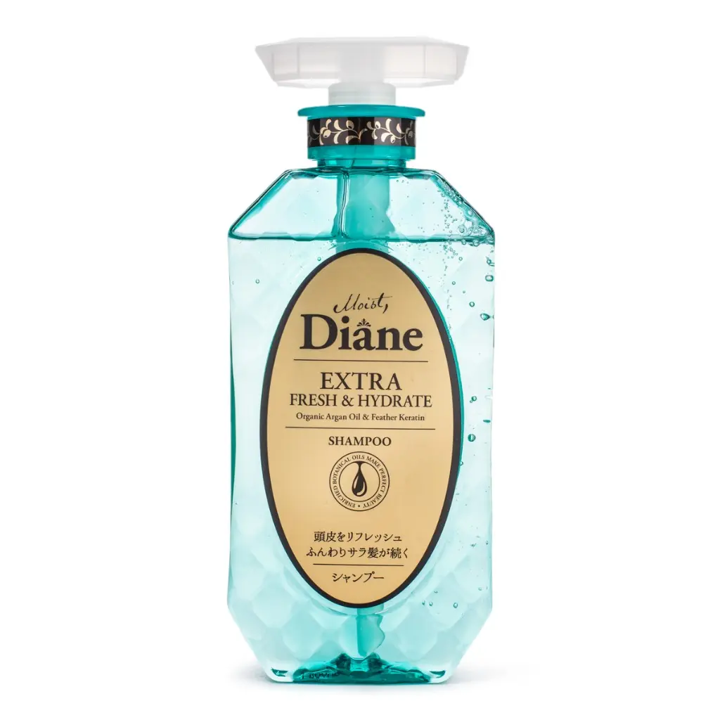 Moist Diane Perfect Beauty Extra Fresh Shampoo, Hydrating Scalp Care for Volume with Cactus & Mango Oil, Refreshing Neroli Scent, Japanese Haircare, 450 ml