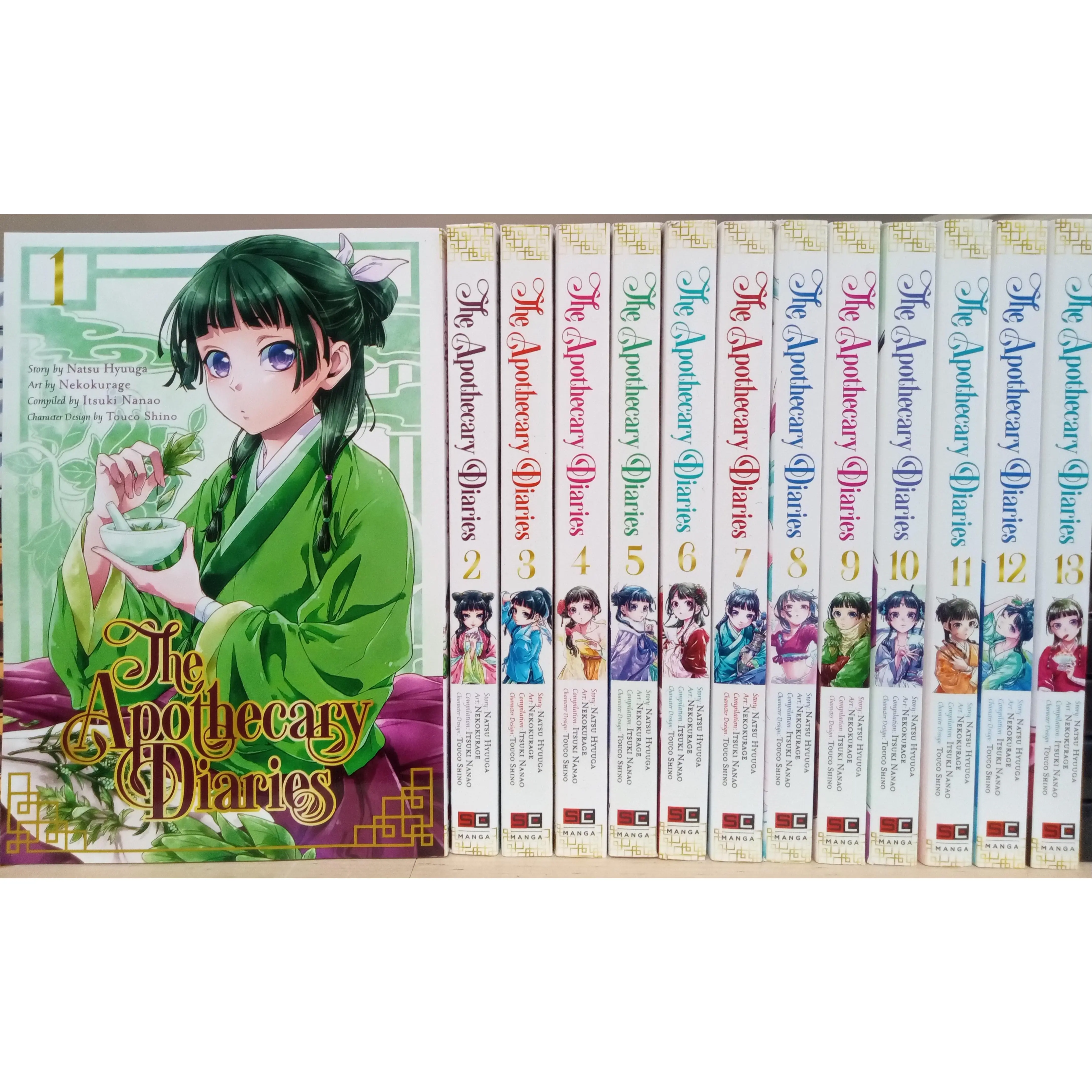 The Apothecary Diaries Manga Vol. 1-15 Set Natsu Hyuuga Sqaure Enix