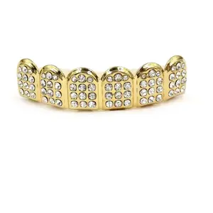 Dental Crowns with 5A+ Cubic Zirconia, Fashion Unisex Dental Jewelry for Stylish Teeth Decoration