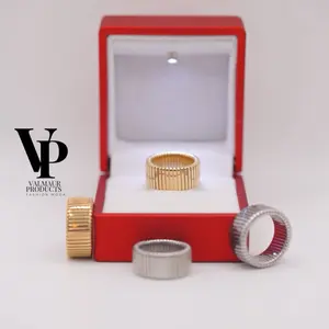 Valmaur Products FlexAura Ring Luxury Jewelry - Elegant Gold-Tone Design with Espectacular Presentation