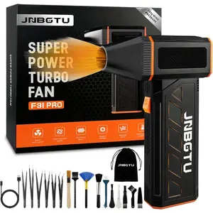 16-in-1 Electric Air Duster - 140000RPM Compressed Air Duster, 3 Gear Adjustable Jet Dry Blower, Air Blaster for Keyboard, PC, Car, Air Bed and Home Cleaning