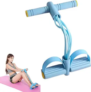 Full-Body Exercise Resistance Band, High-Tension Multi-Function Durable 8-Tube Pedal Resistance Band with Handle, Home Gym Fitness Equipment for Waist Arm Leg