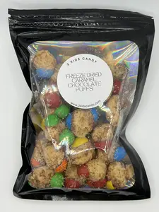 Freeze Dried Candy - Caramel Chocolate Puffs by 3 Kids Candy Freeze Dried Candy - Caramel Chocolate Puffs by 3 Kids Candy
