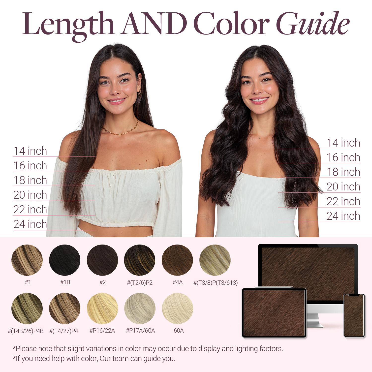 GOOGOO Butterfly Weft Extensions Human Hair Genius Weft PU Hole OVO Weft-thin,Double-layered One Piece Remy Human Hair