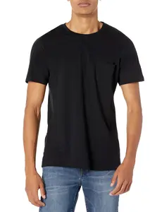 Black Slub Pocket Tee
