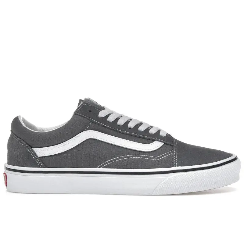 Vans Men's Old Skool Pewter Skateboarding Shoes, from StockX