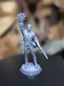 Hero Brad Monster Mash 3D Printed Resin Miniature - Handcrafted Paintable Collectible Home Decor Statue for RPG & Tabletop Fantasy Dungeon DnD