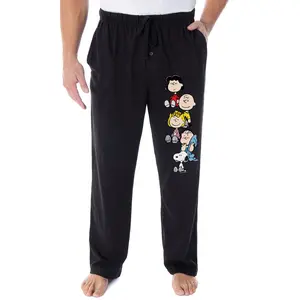 Peanuts Gang Adult Character Loungewear Sleep Pajama Pants