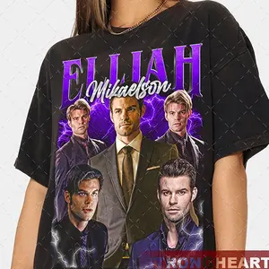 Elijah Mikaelson the Vampire Diaries Vintage T-shirt Limited Collection - TV Show Homage T-shirt