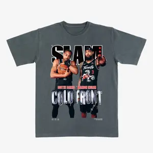 Scottie Barnes & Brandon Ingram Cold Front Slam T-Shirt – Duo Graphic Tee, Basketball Streetwear, Vintage Fan Shirt