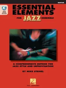 USED-Essential Elements for Jazz Ensemble Guitar Beginner Jazz Method for Guitarists with Online Audio Learn Jazz Improvisation Swing Style and Theory Hal by Steinel, Mike (Paperback)