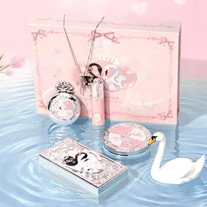 Cosmetic Sets Ballet Makeup Gift Box Cheek Blush Red Lip Glaze Eye Shadow Professional Concealer Bronzer All In One Girl Gift