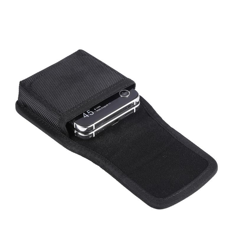 Cell Phone Holster Pouch Nylon Belt Clip Strong Magnet Card Slot Carrying Perfect For Outdoor Daily Use For iPhone17/16 Pro Max/Samsung S25 Ultra/Google Pixel For Man