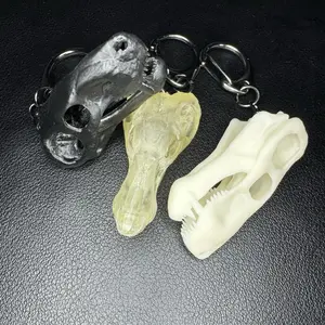 Gorgonopsid Skull | Resin Keychain Replica - High Paleo Accuracy and Durability -Semi-Aquatic Apex Predator Fossil Accessory for Dinosaur Enthusiasts