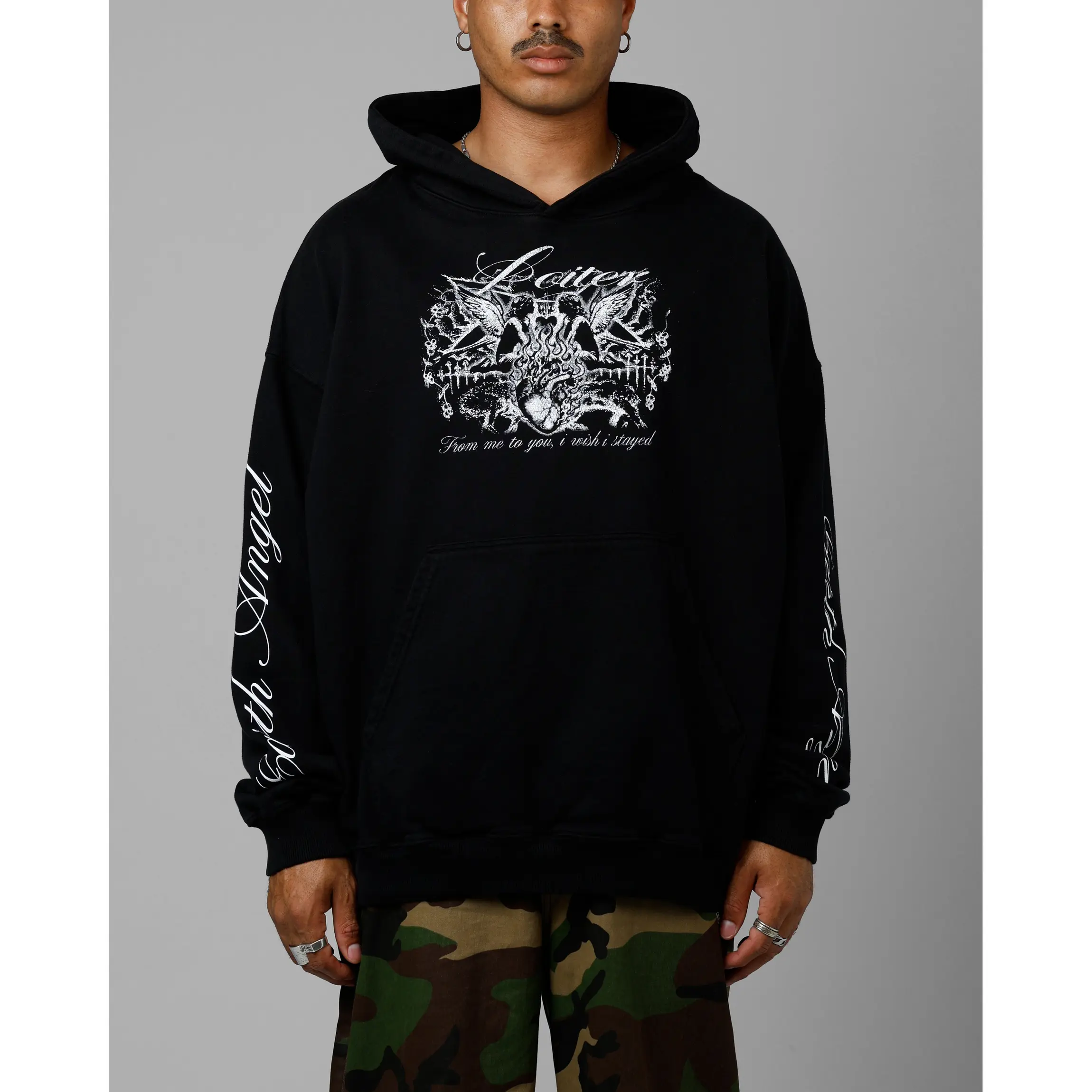 Loiter Earth Angel Premium Hoodie Black