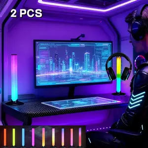 RGB Smart Headphone Stand with Ambient Light - Headphone Storage, USB-Powered, Easy Installation, Perfect for Gaming Room, Living Room, Bedroom, Ideal PC Headphone Accessory