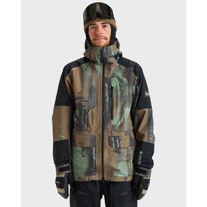 Quiksilver | Highline Pro 3L GORE-TEX® Snow Jacket For Men | Men's Stretch Fit Water-Repellent | Hiking