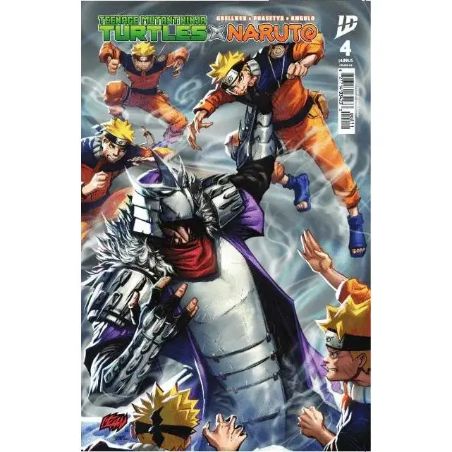 Teenage Mutant Ninja Turtles x Naruto #4 - East Coast Comics Franck Uzan Variant