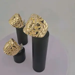 (101) #1 San Judas Ring 14K Gold Adjustable