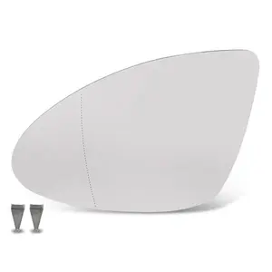 Driver Side Heated Mirror Glass W/Backing Plate Fit For 11-17 Porsche Cayenne