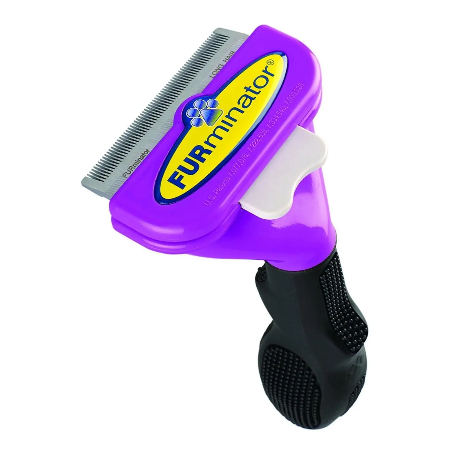 FURminator 10730 Long Hair Deshedding Fur Removal Tool, Large Cat Grooming Accessory, Grooming Accessories