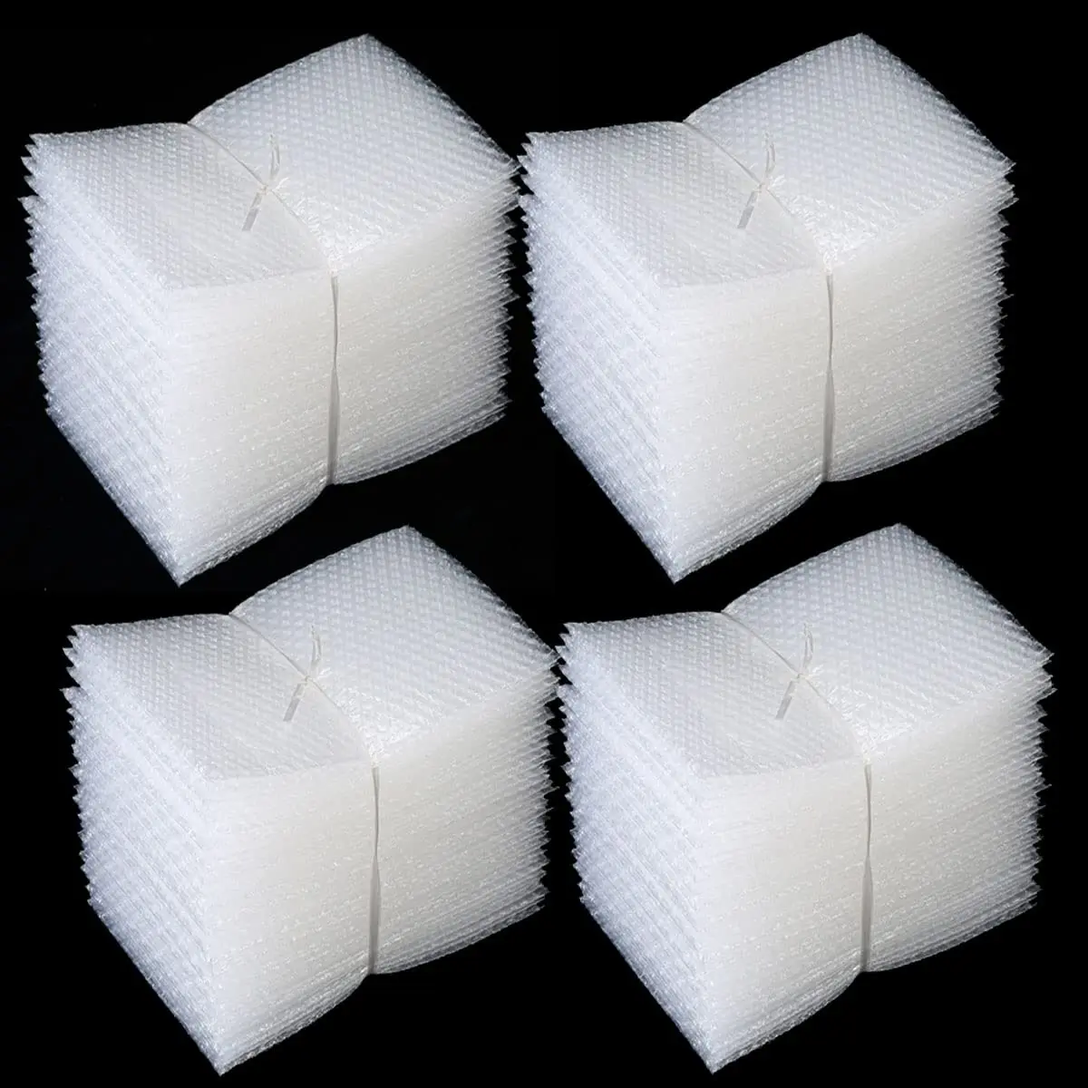 200 Pack Bubble Out Bags 4x6 inch Clear Bubble Pouches Bags, Small Double Walled Protective Cushioning Bag for Mailing, Shipping, Packaging, Storage and Moving
