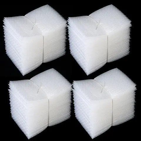 200 Pack Bubble Out Bags 4x6 inch Clear Bubble Pouches Bags, Small Double Walled Protective Cushioning Bag for Mailing, Shipping, Packaging, Storage and Moving