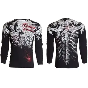 Xtreme Couture by Affliction Men's Thermal Shirt Persimmon