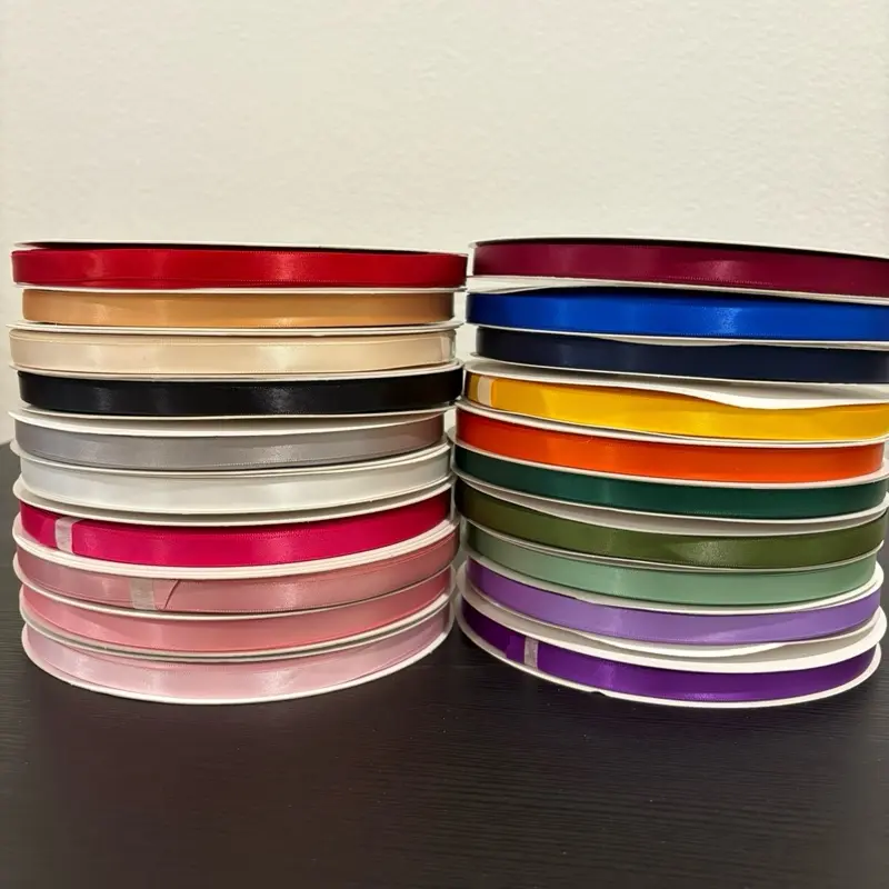 3/8" (1cm) Premium Double-faced Satin - 100 yards