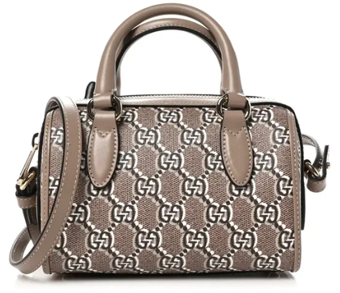 Pre-owned GUCCI pvc Handbag Multicolor Original GG Supreme Boston jimai0815005