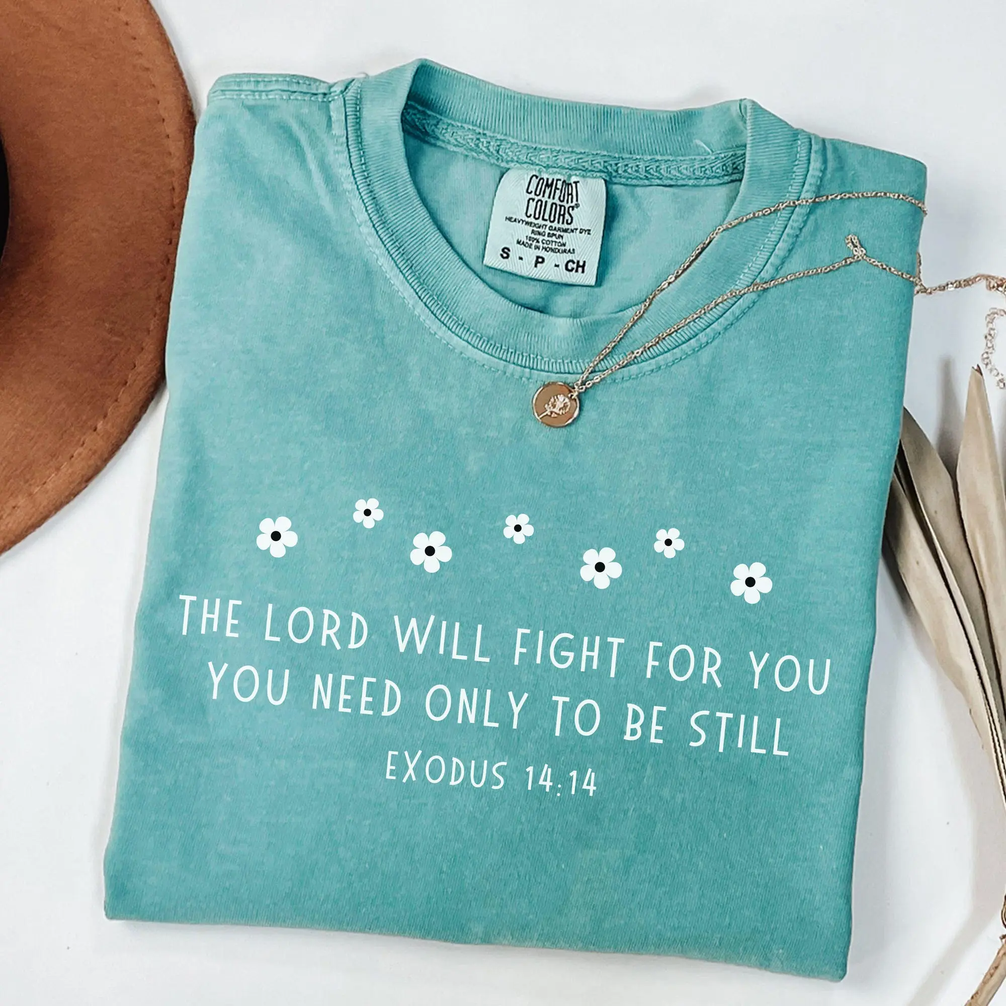 The Lord Will Fight For You Exodus 14 14 Simple Christian Shirt Trending Christian Shirt Subtle Christian Shirt Christian Themed T-Shirts