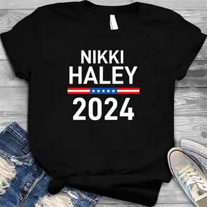 Nikki Haley 2024 For President (4) T-Shirt