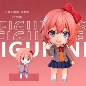 #2077 Doki Doki Literature Club! Natsuki Anime Girl Figure #2283 Yuri Action Figure #2250 Sayori/Monika Figurine Model Toys Doll